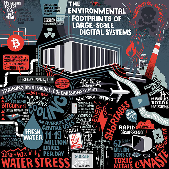 visiorama Footprints of data centers